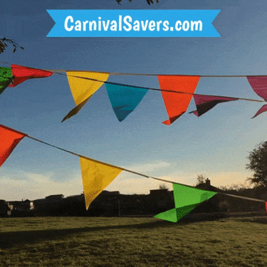 outdoor carnival decor pennant banner gif